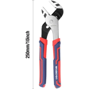 WORKPRO 10-Inch Groove Joint Pliers, Adjustable Water Pump Pliers (W) - view 2