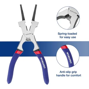 WORKPRO 8″ Welding Pliers, Multi-Functional CR-V Steel Welding Pliers - view 4