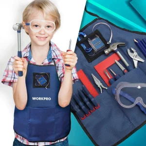 WORKPRO 23 Pcs Tool Sets with Storage Bag Hand Tools for Home DIY&Woodworking (W) - view 3