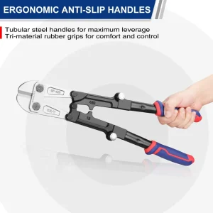 WORKPRO 14/18 Inch Bolt Cutter, Tri-Material Handle with Comfort Grip - view 4