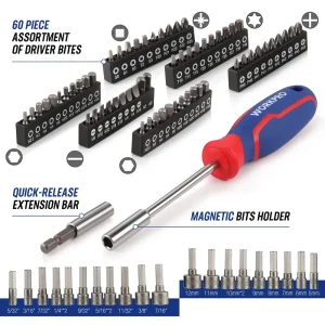 WORKPRO Mechanic Tool Set, 192 Pcs Socket Wrench Set with Storage Case - view 3