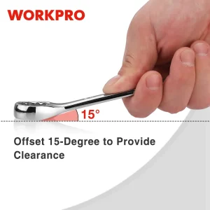 WORKPRO 12 Pcs Metric 8-19mm, Premium Cr-V Combination Wrench Set - view 4