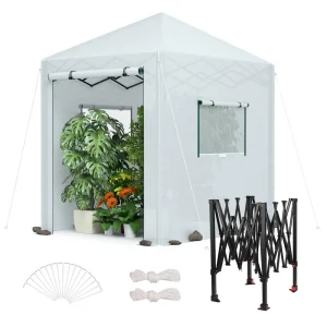 WORKPRO 8’x 6′ Portable Walk-in Greenhouse