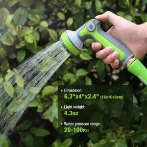 Garden Hose Nozzle Sprayer with 10 Spray Patterns - view 2