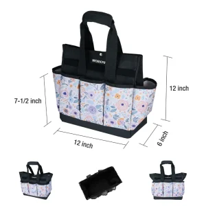 WORKPRO 12″ x 12″ x 6″ Garden Tool Bag with 9 Pockets - view 2