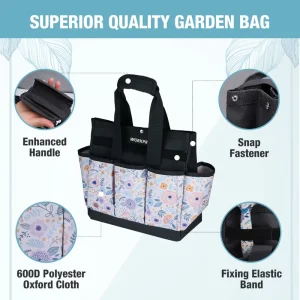 WORKPRO 12″ x 12″ x 6″ Garden Tool Bag with 9 Pockets - view 3