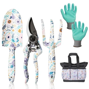 WORKPRO 5PCS Aluminum Heavy Duty Gardening Tool Set