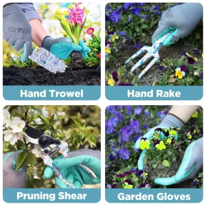 WORKPRO 5PCS Aluminum Heavy Duty Gardening Tool Set - view 4