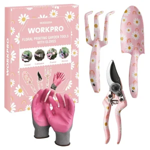 WORKPRO 4PCS Aluminum Garden Tool Set