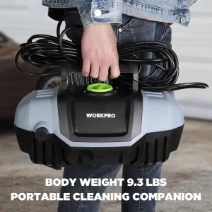 WORKPRO 1900 Max PSI 1.8 GPM 12-Amp Compact Electric High Pressure Washer - view 4