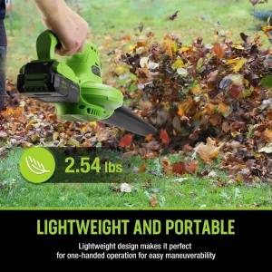 WORKPRO 20V Lightweight Mini Cordless Leaf Blower wih Battery and Charger, 2-Speed Control - view 3