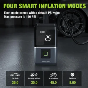 WORKPRO Tire Inflator Portable Air Compressor - view 3