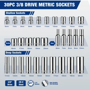 WORKPRO 32-piece Mechanics Tool Set - view 3