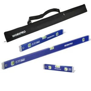 WORKPRO 3-Piece Spirit Level Set (12″, 20″, 40″)