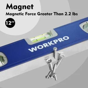 WORKPRO 3-Piece Spirit Level Set (12″, 20″, 40″) - view 3