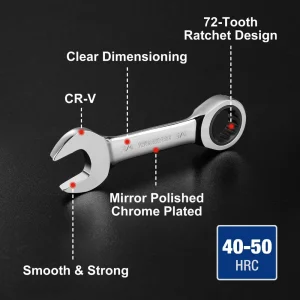 WORKPRO 14-Piece Ratcheting Combination Stubby Wrench Set - view 3
