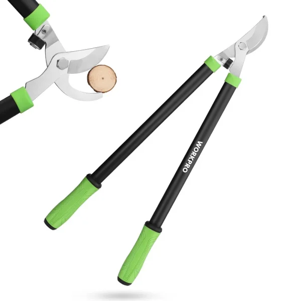 WORKPRO Bypass Lopper, 28″ Branch Cutter with 65MN Spring Steel Blade