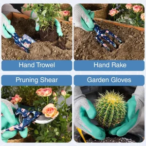 WORKPRO 4PCS Heavy Duty Aluminum Hand Garden Tool Set - view 3