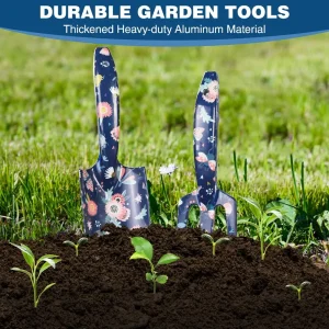 WORKPRO 4PCS Heavy Duty Aluminum Hand Garden Tool Set - view 4