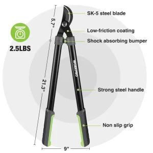 WORKPRO 27″ Garden Bypass Lopper and Tree Trimmer - view 2