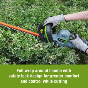 WORKPRO 20V Cordless Hedge Trimmer, 20″ Dual Action Blades Electric Hedge Trimmer, with Battery and Charger (W) - view 2