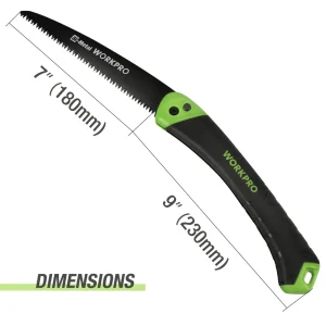WORKPRO Folding Saw, Small Hand Pruning Saw with 7 Inch Blade – Portable Camping Saw with Triple Cut - view 3