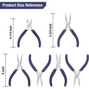 WORKPRO 7 Pcs Jewelry Pliers Set for Jewelry Making Tools with Easy Carrying Pouch（W） - view 2