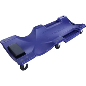 WORKPRO Mechanic Plastic Creeper, 40-Inch Automotive Creeper with Padded Headrest, 330 lbs Capacity Rolling Garage Sh...