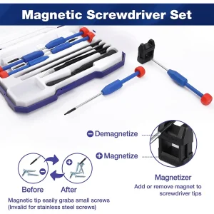 WORKPRO 12 in 1 Torx Screwdriver Set with T3 T4 T5 T6 T8 T10 Security Torx Bit & Precision Magnetic  - view 3