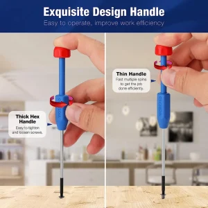 WORKPRO 12 in 1 Torx Screwdriver Set with T3 T4 T5 T6 T8 T10 Security Torx Bit & Precision Magnetic  - view 4