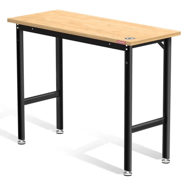 WORKPRO 48×20″ Workbench with Leveling Foot, 1200 LBS Load Capacity