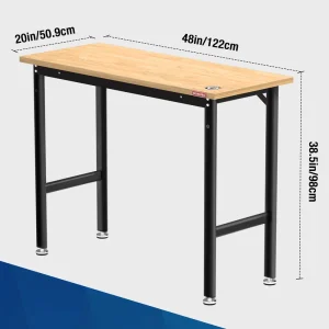 WORKPRO 48×20″ Workbench with Leveling Foot, 1200 LBS Load Capacity - view 2