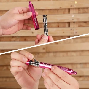 WORKPRO 24-in-1 Precision Screwdriver Sets, 24 pcs Tough S2 Steel Small Screwdriver Bits – Pink Ribbon - view 2