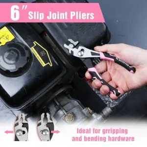 WORKPRO 3-Piece Pliers Set, Including Needle Nose Pliers, Diagonal Cutting Pliers, and Slip Joint Pl - view 4