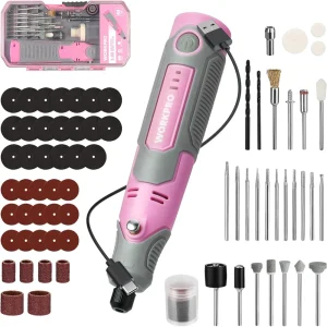WORKPRO 3.6V Pink Electric Cordless Rotary Tool Set – Pink Ribbon