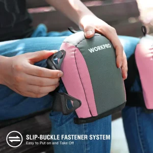 WORKPRO Garden Knee Pads with Foam Padding- Pink Ribbon - view 4