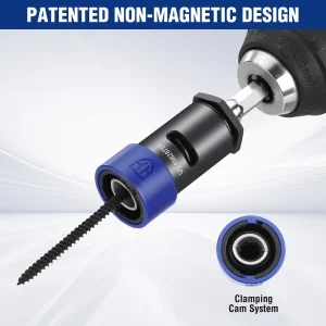 WORKPRO Drywall Bit Holder, Come with 10*Protective Rings, 2 * 1″ PH2 Impact Bits - view 4