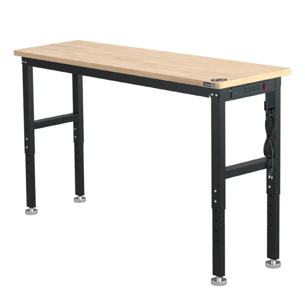 WORKPRO 72″ Adjustable Workbench 3000 LBS Load Capacity with Power Outlets