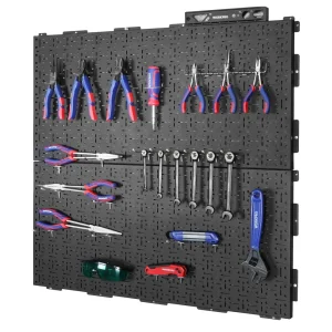 WORKPRO Metal Steel Panel Garage Wall Pegboard Organizer