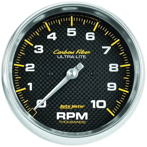 Auto Meter Carbon Fiber 5 Inch Tachometer Gauge – 4898