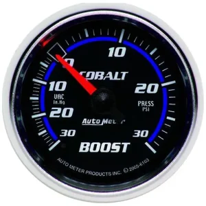 Auto Meter Cobalt 2-1/16 Inch Boost/Vacuum Gauge – 6103