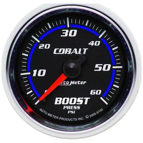 Auto Meter Cobalt 2-1/16 Inch Boost Gauge – 6105