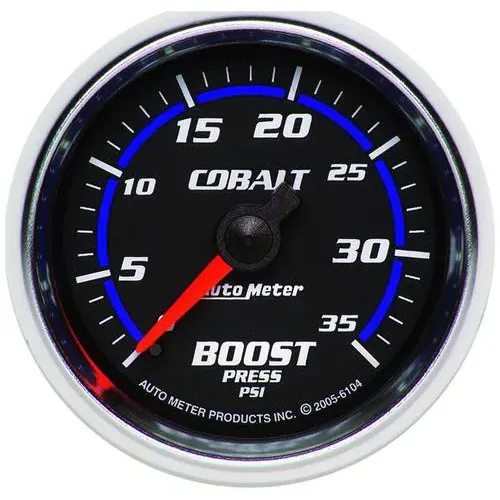 Auto Meter Cobalt 2-1/16 Inch Boost Gauge – 6104