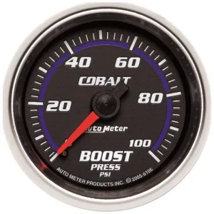 Auto Meter Cobalt 2-1/16 Inch Boost Gauge – 6106