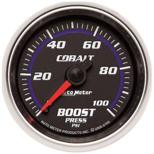 Auto Meter Cobalt 2-1/16 Inch Boost Gauge – 6106