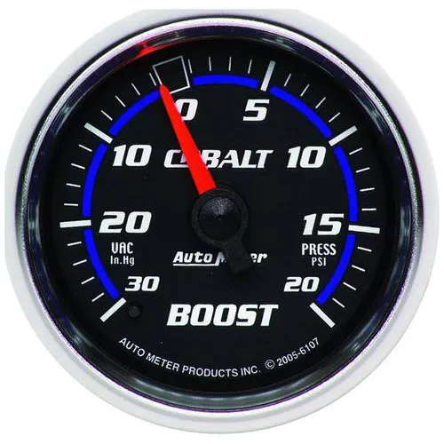 Auto Meter Cobalt 2-1/16 Inch Boost/Vacuum Gauge – 6107