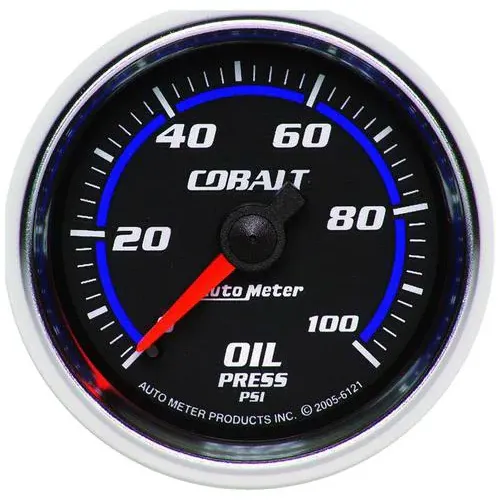 Auto Meter Cobalt 2-1/16 Inch Oil Pressure Gauge – 6121