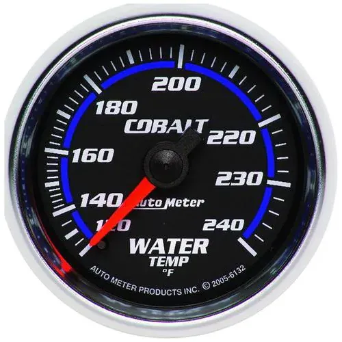 Auto Meter Cobalt 2-1/16 Inch Coolant Temperature Gauge – 6132