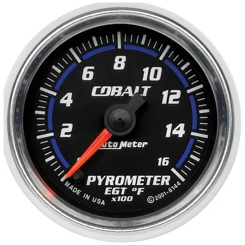 Auto Meter Cobalt 2-1/16 Inch Boost/Pyrometer Gauge – 6144