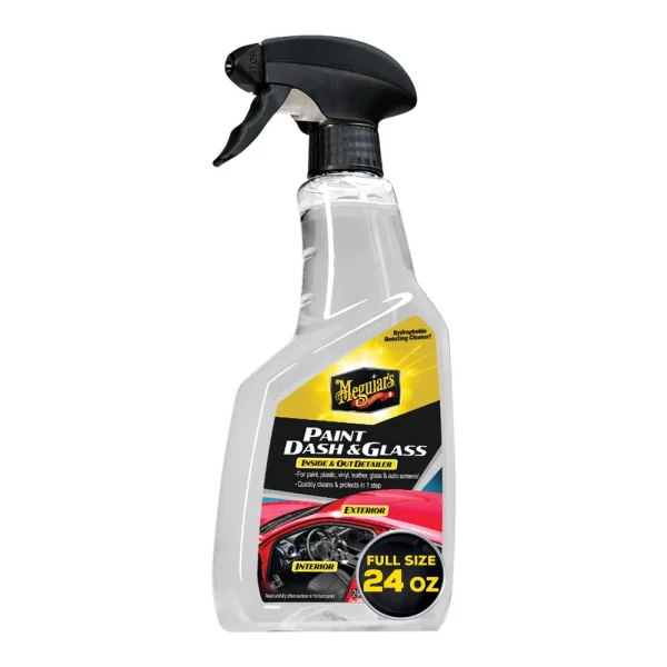 Meguiar’s Paint, Dash & Glass – Inside & Out Detailer 24 Oz Spray (G250224)